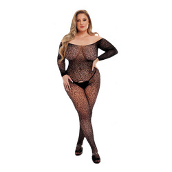 Long Sleeve Lace Bodystocking