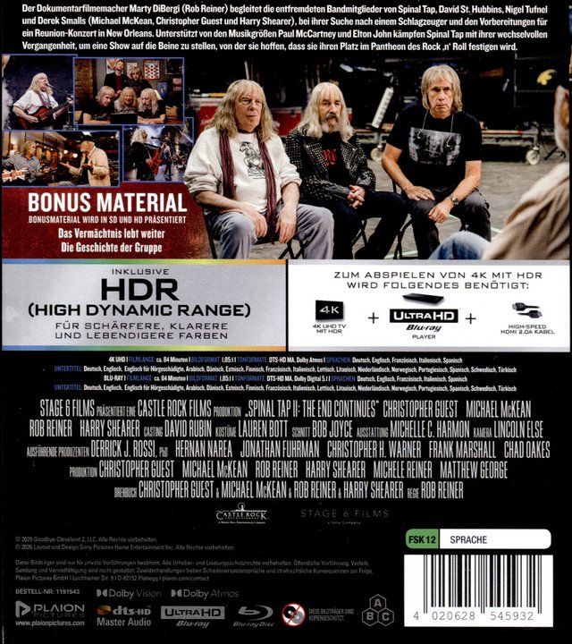 This is Spinal Tap 2 (Blu-ray 4K Ultra HD)
