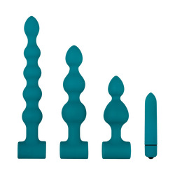Vibrating Bumpy Bead Set, 4Teile