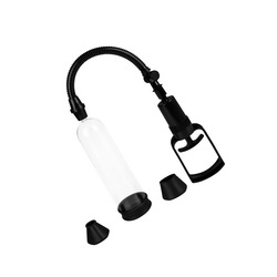 Penispumpe mit 3 Manschetten, 18 cm