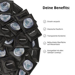 Satisfyer Kondome XXL, 100 Stück, 64 mm