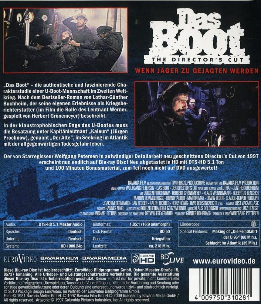 Das Boot: DVD oder Blu-ray leihen - VIDEOBUSTER