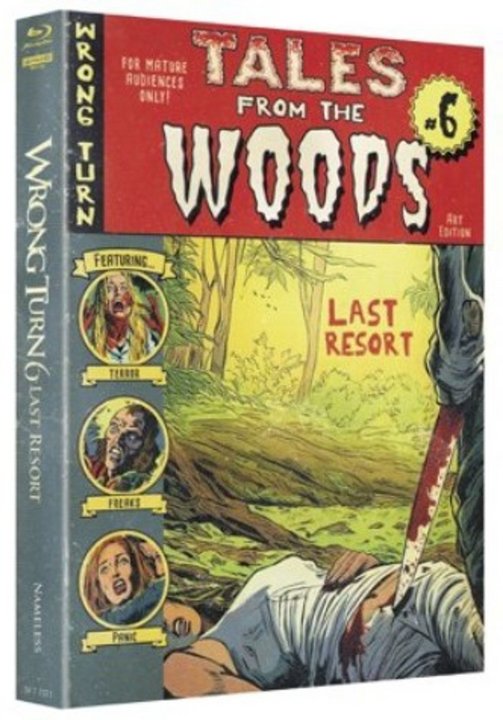 Wrong Turn MB Teil 6 Cover D Comic Cover (Blu-ray Disc)