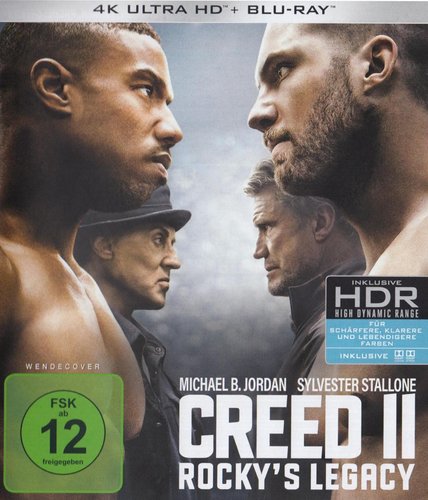 Creed 2 (4K UHD), gebraucht, ohne Cover