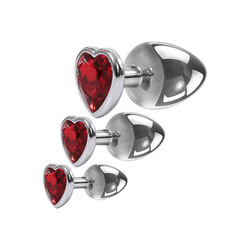 Three Hearts Gem, 3 Teile, 7   9,5 cm