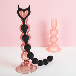 Freche Analkette aus Silikon, 36,5 cm