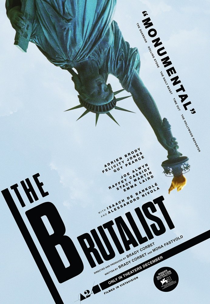 The Brutalist DVD, Bluray, 4K UHD leihen VIDEOBUSTER