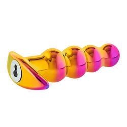 Glamour Glass - Remote Vibe Beaded Plug, 13,9 cm