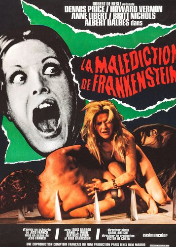 Eine Jungfrau in den Krallen von Frankenstein - Poster 1