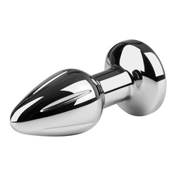 Analplug mit Schmuckstein, 7 cm