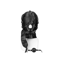 Variable Leder-Maske mit Knebel