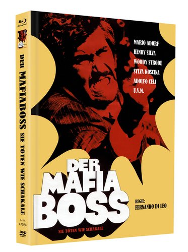 Der Mafiaboss - Sie töten wie Schakale - Mediabook - Cover E - Inkl. Poster A4, gefaltet, 7 Postkarten, 1 Untersetzer - Limited Edition auf 75 Stück (Blu-ray Disc)