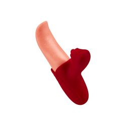 Zungenförmiger Rabbitvibrator, 15,5 cm