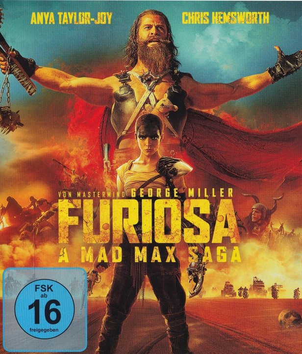 Furiosa - A Mad Max Saga (Blu-ray), gebraucht, ohne Cover