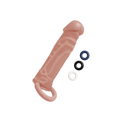 Realistic 1" Penis Extender, 15,2 cm