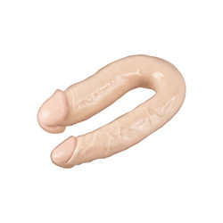 U-förmiger Doppeldildo, 20 cm