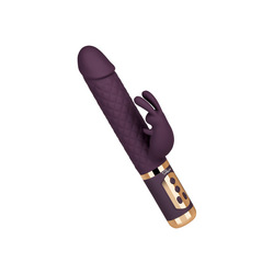 Luxuriöser Perlenvibrator mit Rautenmuster, 23,5 cm