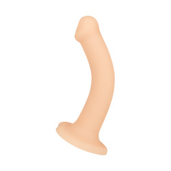 Silicone Bendable Dildo - Size M, 18 cm