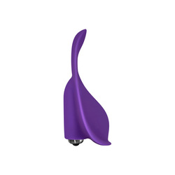 Auflege vibrator mit Bullet aus Silikon, 13 cm