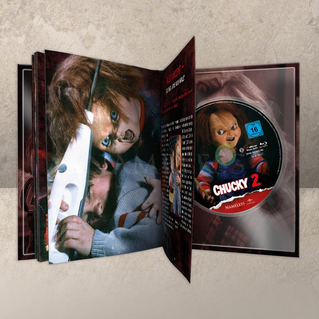 Chucky 2 Büste inkl. limitiertem Mediabook (DVD + Blu-ray), neu - 4