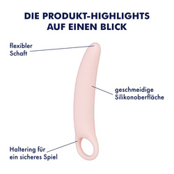 Vaginaltrainer aus Silikon, 20 cm