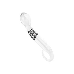 Design Glasdildo, 17 cm