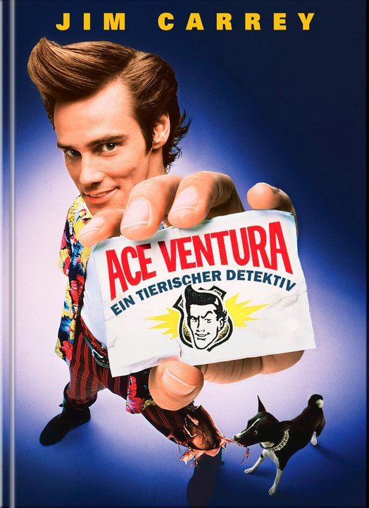 ACE VENTURA - EIN TIERISCHER DETEKTIV - Cover A - Mediabook - Limited Edition - 3 Filmfassungen (Blu-ray Disc)