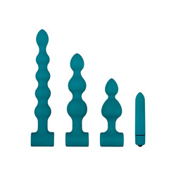 Vibrating Bumpy Bead Set, 4 Teile