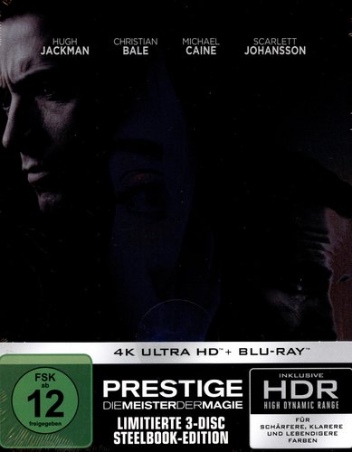 Prestige: Die Meister der Magie - Steelbook (4K Ultra HD) (Blu-ray 4K Ultra HD)