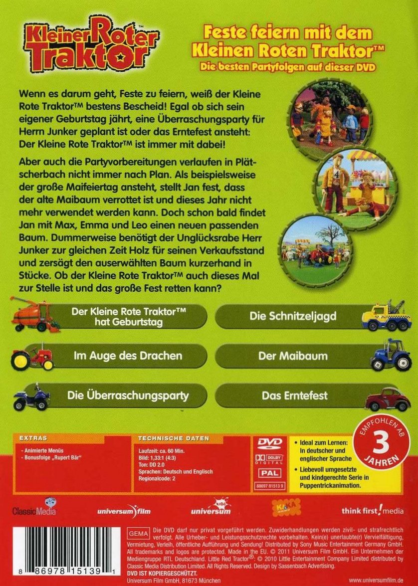 Kleiner Roter Traktor - Feste Feiern: DVD Oder Blu-ray Leihen ...