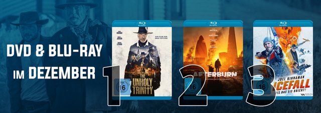 DVD & Blu-ray Charts Dezember 2025: Eiskalte Unterhaltung und heiße Action!