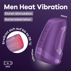 Satisfyer Men Heat Vibration - Batteriebetrieben &amp; wärmend
