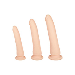 Naturdildo Set, 3 Teile, 17 23,5 cm