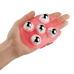 Massage hand schuh mit Edelstahl kugeln