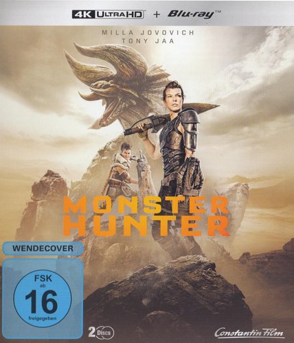 Monster Hunter (4K UHD), gebraucht, ohne Cover