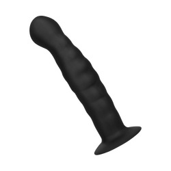 Gerillter Analdildo aus Silikon, 14,5 cm