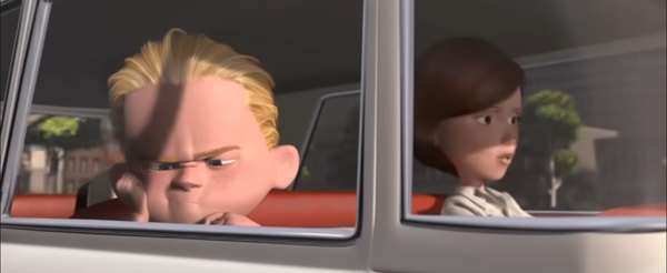 Dash weiß nicht, wohin mit seiner Energie, Helen schaut nach vorn. © Walt Disney Studios