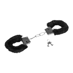 Metall-Handschellen mit Plüsch