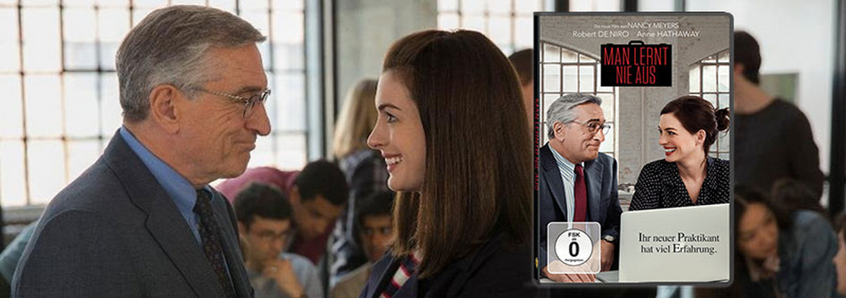 Man lernt nie aus: De Niro geht bei Anne Hathaway in die Lehre!