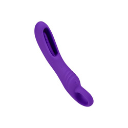 G-Punkt-Vibrator mit Klopf-Funktion, 18,5 cm