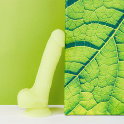 Fluoreszierender Naturdildo, 19,5 cm