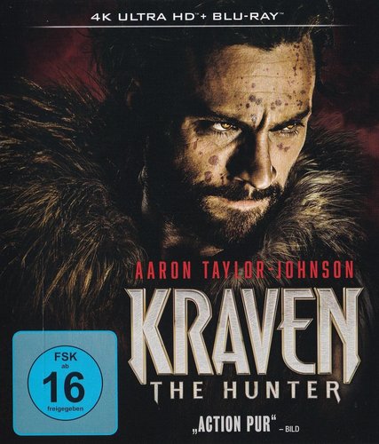 Kraven the Hunter (4K UHD), gebraucht, ohne Cover