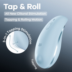 Satisfyer Tap &amp; Roll, 12,5 cm