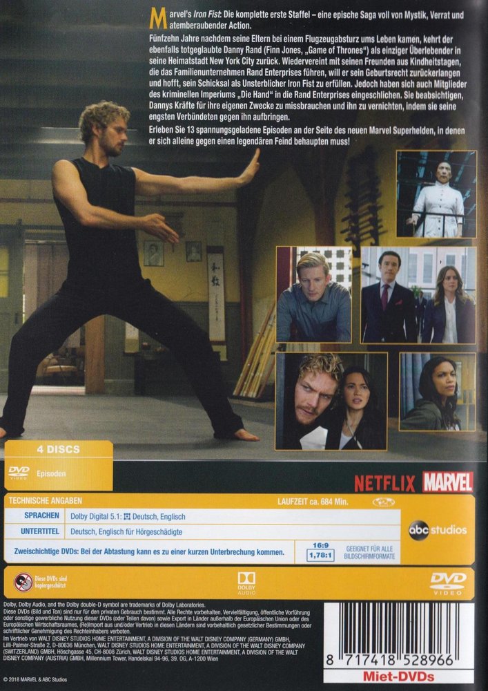 Iron Fist: Staffel 1 – TV no Google Play