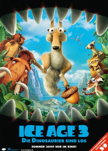 Ice Age 3 - Die Dinosaurier sind los - Poster 1