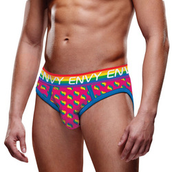 Rainbow Hearts Bubble Butt Jock