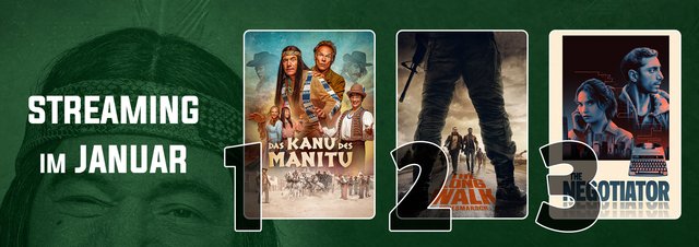 Streaming-Heimkino-Hits Januar 2026: Die besten Filme des Januars: auf zum Sofortabruf!