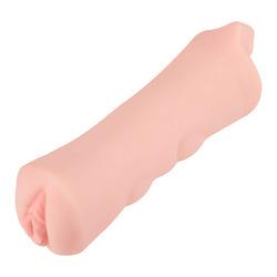 Detaillierter Masturbator mit 2 Liebesöffnungen, 24 cm