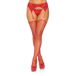 Rhinestone Garter Belt
