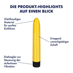 Kraftvoller Vibrator, 17,5 cm